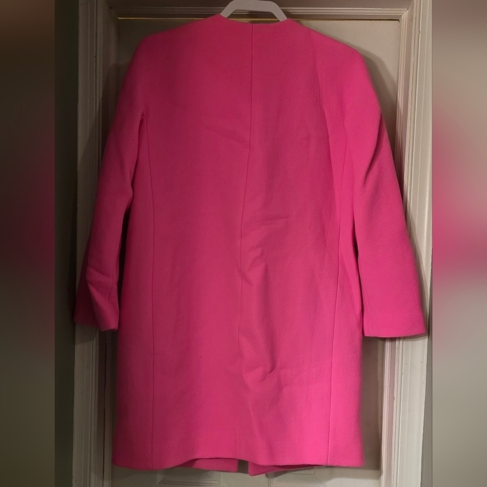 J. Crew Sabrina Coat in Neon Azalea - Picture 2 of 6